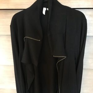 Cable and gauge cardigan